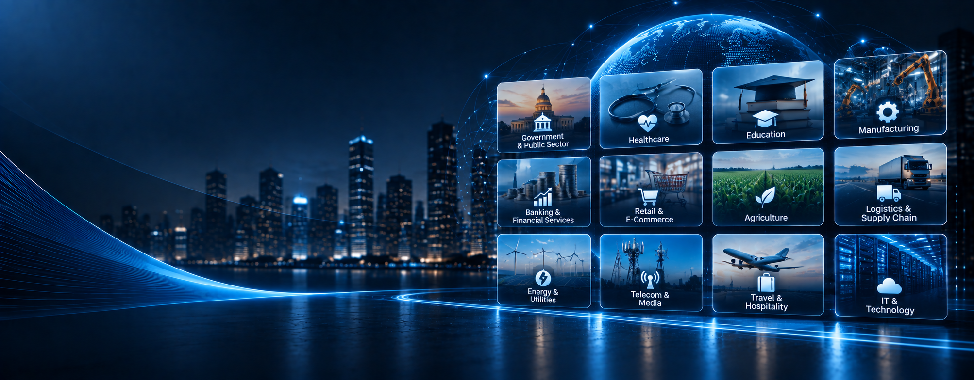 Softbyte Enterprise Solutions - Industries Banner